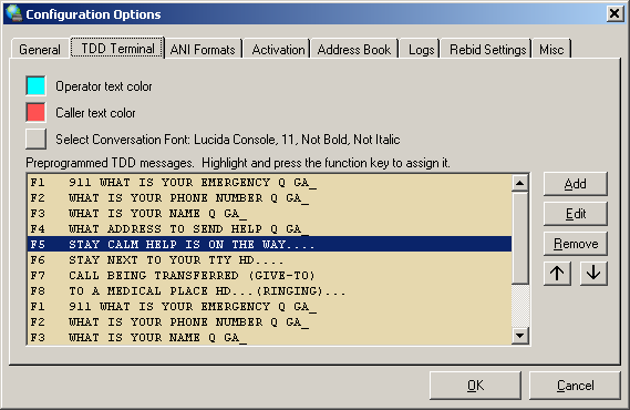 Both server-side and call taker software have a multitude of options